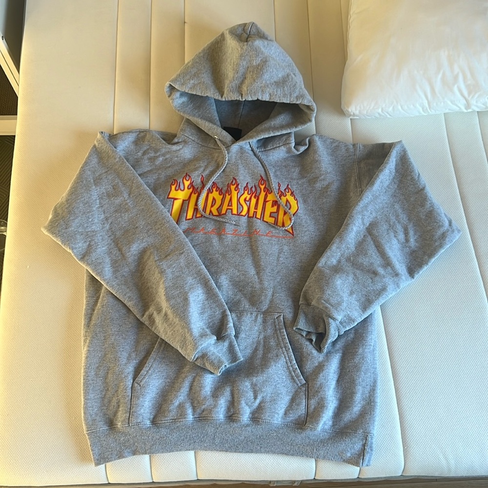Gray thrasher hoodie for women size M